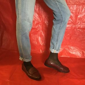 ASOS Red Loafers